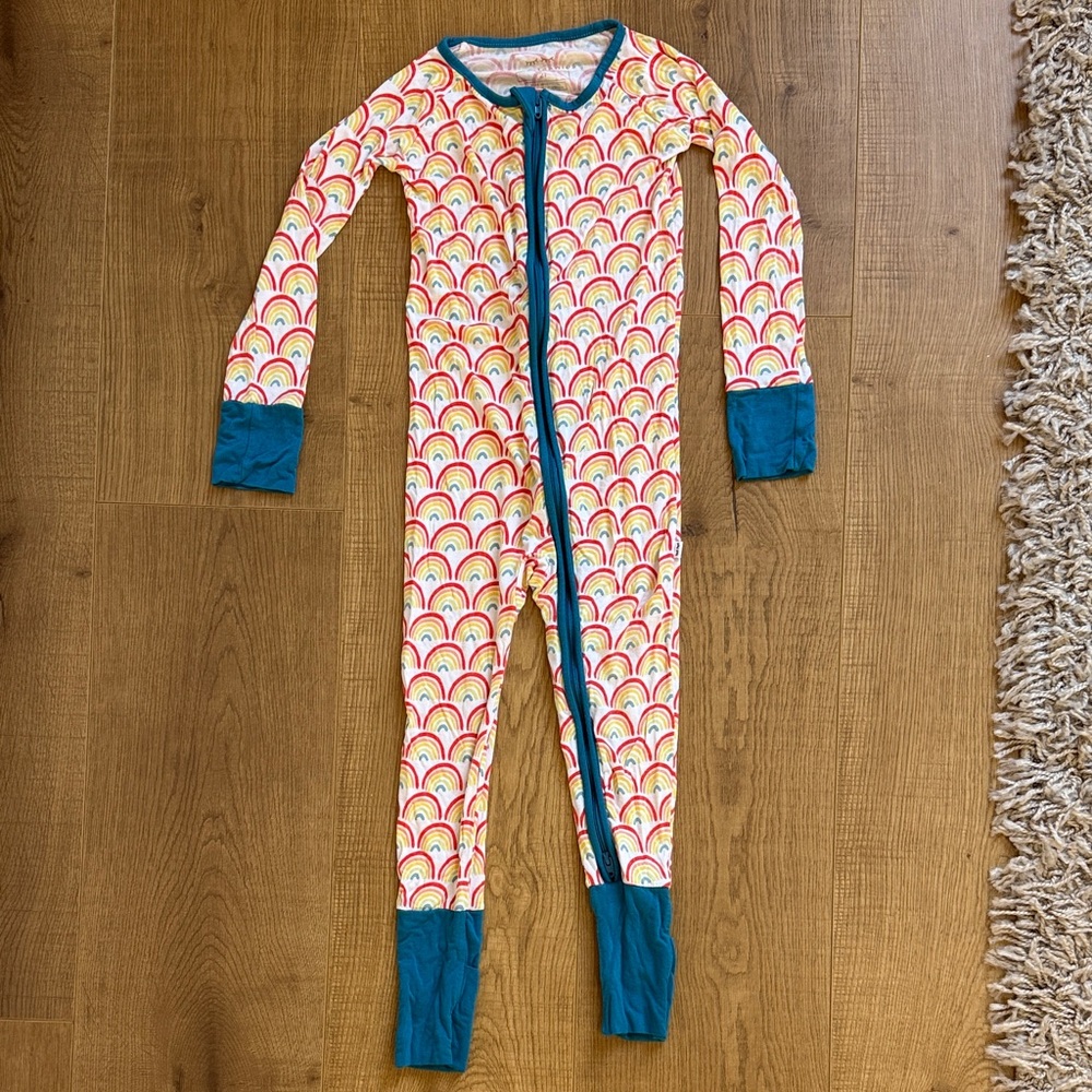 Little Sleepies Rainbow Sleep Onesies, Headband, Bib and Blanket Set - Picture 6 of 7